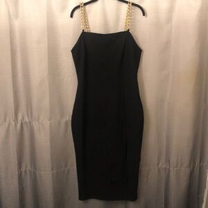 Fashion Nova chains midi dress size xl (NVW)